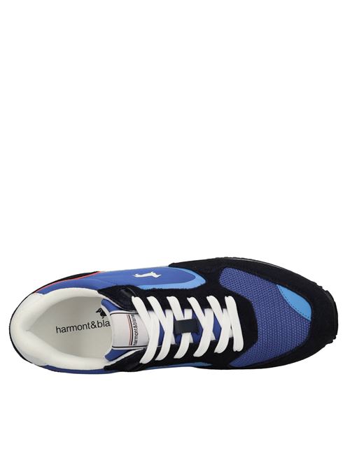 Sneakers multimateriale HARMONT & BLAINE | EFM241.050.6250BLU-BIANCO